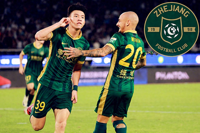 浙江队锋线爆发4-1掀翻海牛，米特里策王钰栋双