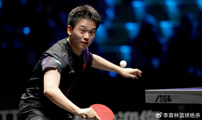 李天阳力克日本削球名将英田理志，国际赛场首